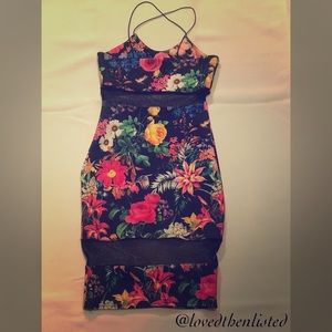 Club L Floral Midi Dress